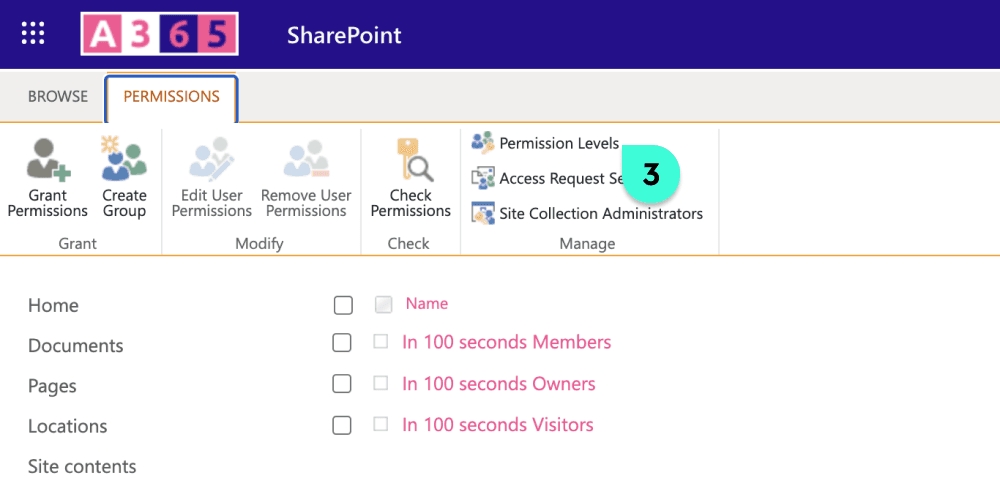 How to edit a SharePoint Online permission level 3