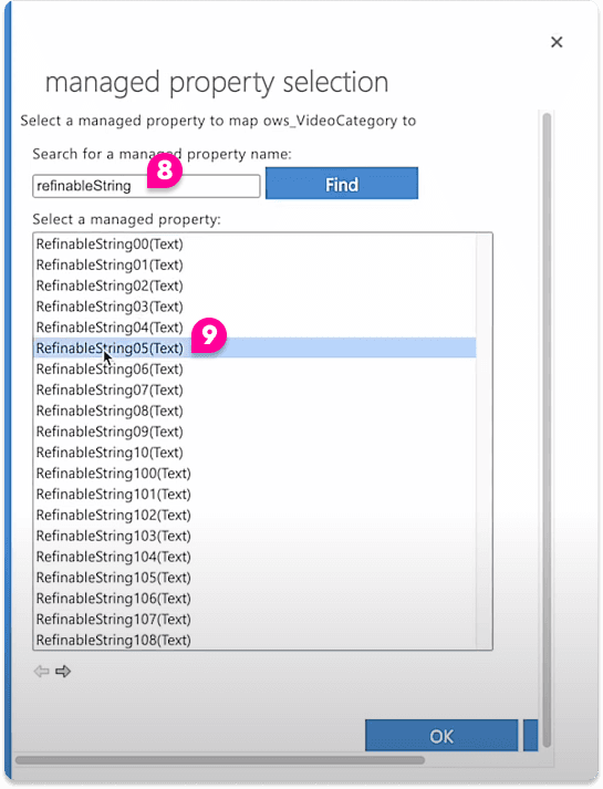 Create a SharePoint Online managed property